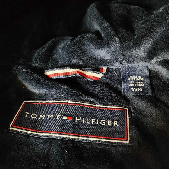 NWT TOMMY HILFIGER (MED) Olive Insulated Plush Lined Winter Jacket - Picture 8 of 11
